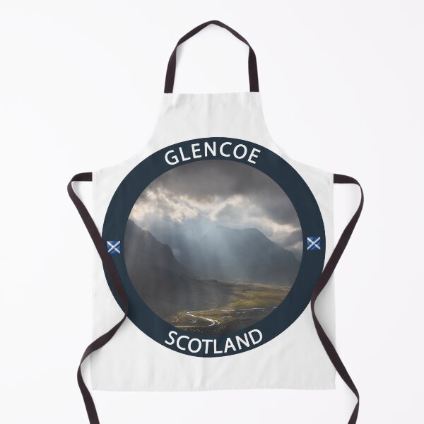 Item preview, Glencoe Scotland Badge Design | Scottish Highlands Scenic Gift designed and sold by Loom on the Loch.