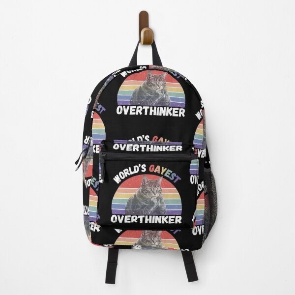 Item preview, World’s Gayest Overthinker For Proud Queer People In Black designed and sold by Rainbow-Nation.