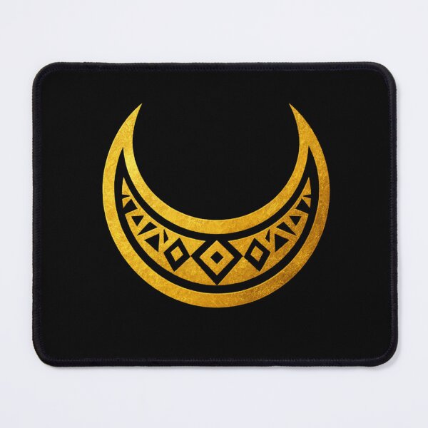 Item preview, Golden Lunula Slavic Protection Amulet designed and sold by Papier Atelier Art.
