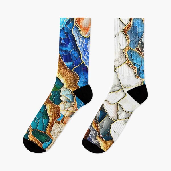 Item preview, Marbled-Style Stain-Glass-Inspired Abstract Art Designs designed and sold by DEC02.