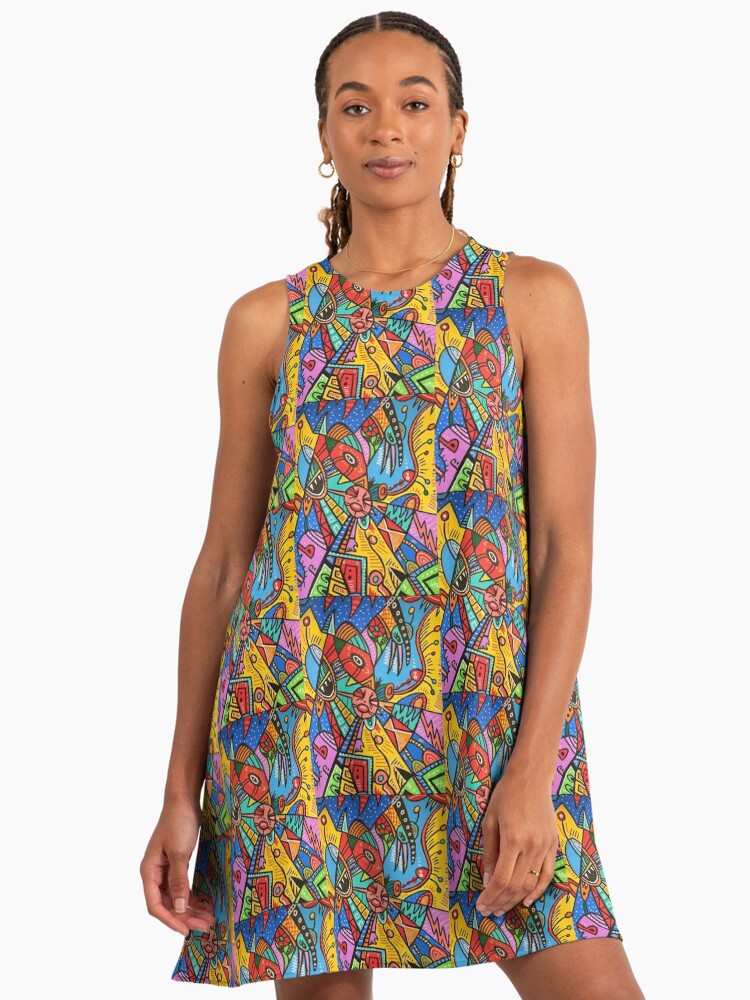 Everything's Fine A-Line Dress