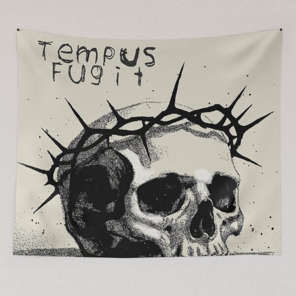 Item preview, Skull art-  Tempus Fugit designed and sold by Ignorante.