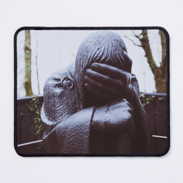 Item preview, Weeping Bronze Sculpture at Clonmacnoise Monastery Ireland designed and sold by AshleyMobleyArt.