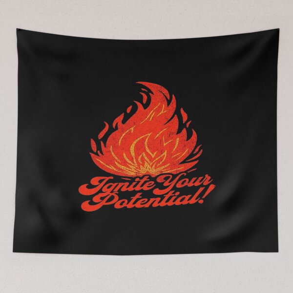 Item preview, Ignite Your Potential – Motivational Flame Art for Ambition, Growth, Confidence & Daily Inspiration designed and sold by Bright Nest Studio.