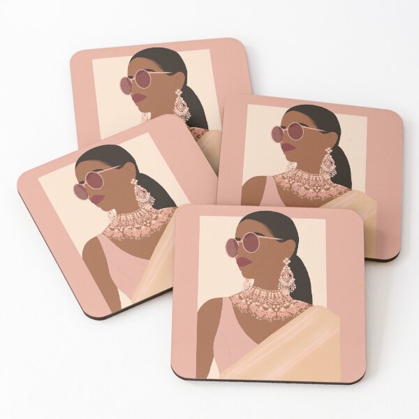Item preview, South Asian Fashion Portrait Illustration designed and sold by laxshmy.