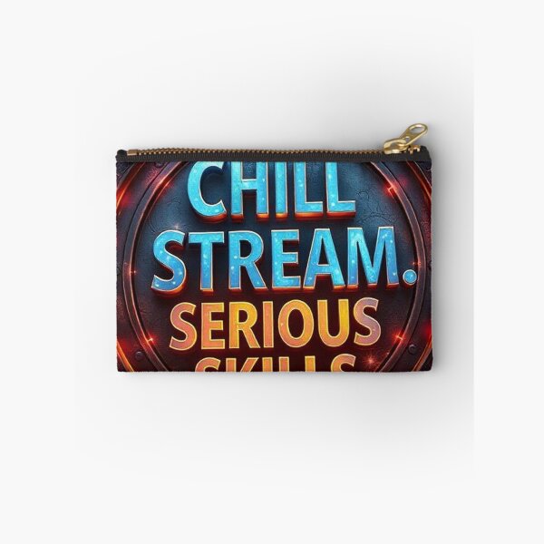 Item preview, Streamer Dog Gamer Logo – Chill Stream Serious Skills designed and sold by sloophloop77.