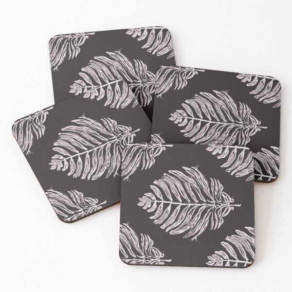 Item preview, Fern Botanical Pattern – Urban Botanica No.03 (Charcoal) designed and sold by GreennieArt.