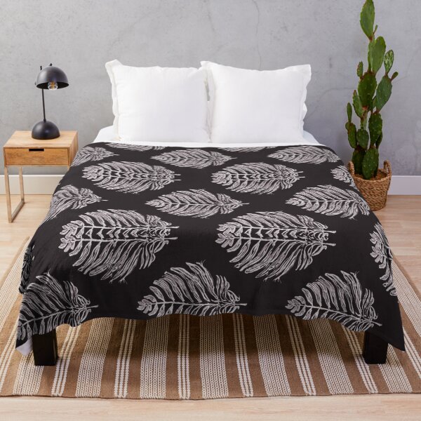 Item preview, Fern Botanical Pattern – Urban Botanica No.03 (Charcoal) designed and sold by GreennieArt.