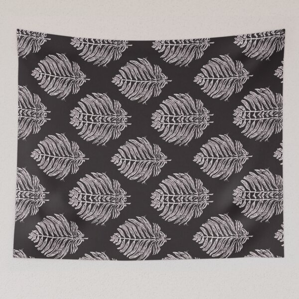Item preview, Fern Botanical Pattern – Urban Botanica No.03 (Charcoal) designed and sold by GreennieArt.