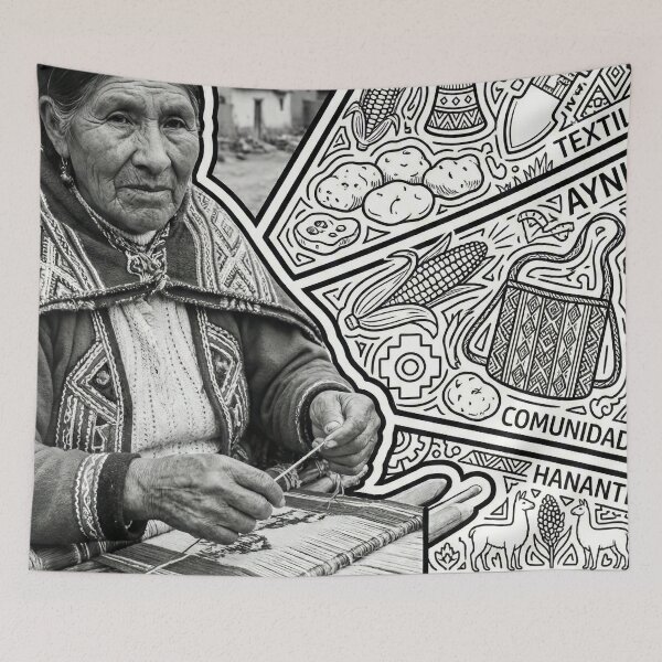 Item preview, Hands that Weave History: Peruvian Textile Artisan designed and sold by HANANTI.