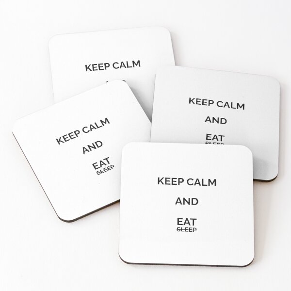 Item preview, Keep Calm And Eat Minimalist Quote designed and sold by PrintByVero.