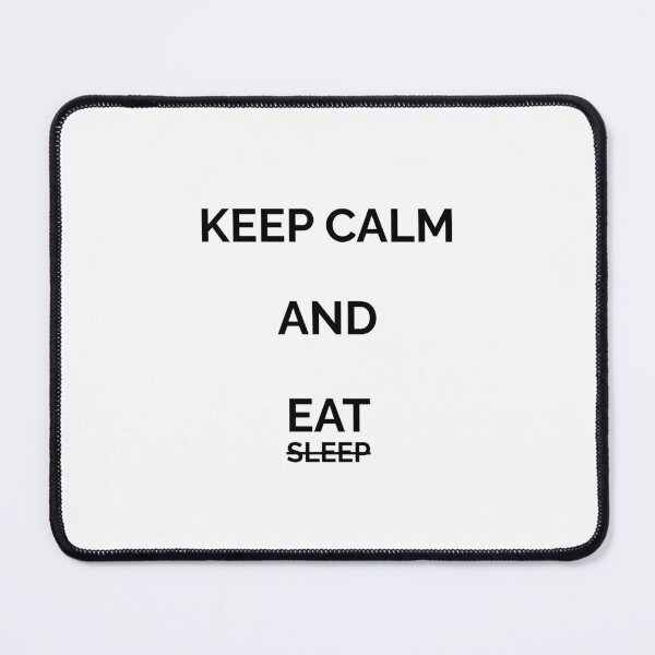 Item preview, Keep Calm And Eat Minimalist Quote designed and sold by PrintByVero.