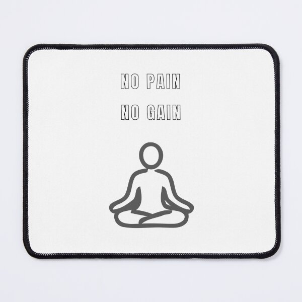 Item preview, No Pain No Gain Minimalist Quote designed and sold by PrintByVero.