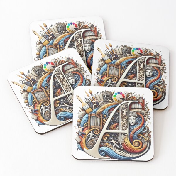 Item preview, The A of Art | The Letter A as a Creative Universe. By COLORALMY designed and sold by Coloralmy.
