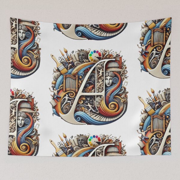 Item preview, The A of Art | The Letter A as a Creative Universe. By COLORALMY designed and sold by Coloralmy.