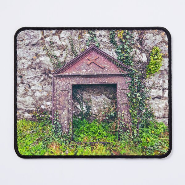 Item preview, Sacred Stone Doorway Reclaimed by Nature Clonmacnoise Ireland designed and sold by AshleyMobleyArt.