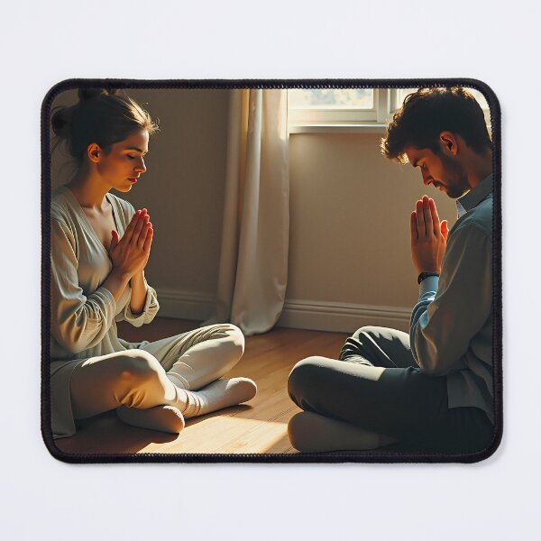 Item preview, Praying Couple in Quiet Surrender - Seeking God designed and sold by Pastor Reeves Studio.