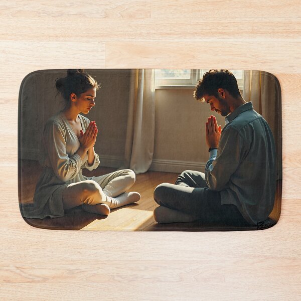 Item preview, Praying Couple in Quiet Surrender - Seeking God designed and sold by Pastor Reeves Studio.