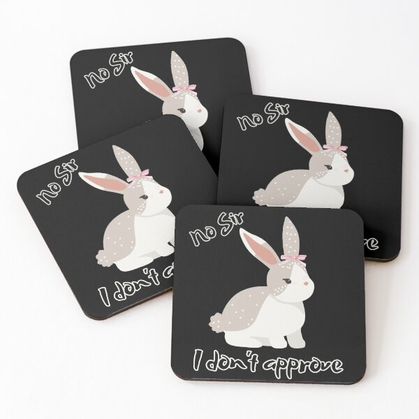 Item preview, Disapproving Rabbits Cute Rabbit Gift Idea designed and sold by Versik-.