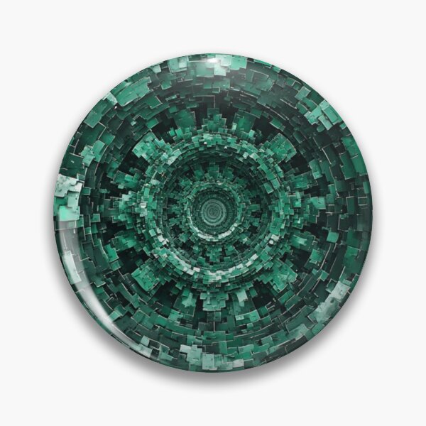 Item preview, Emerald Vortex: An Abstract Geometric Tunnel Vision designed and sold by Virtuals1.