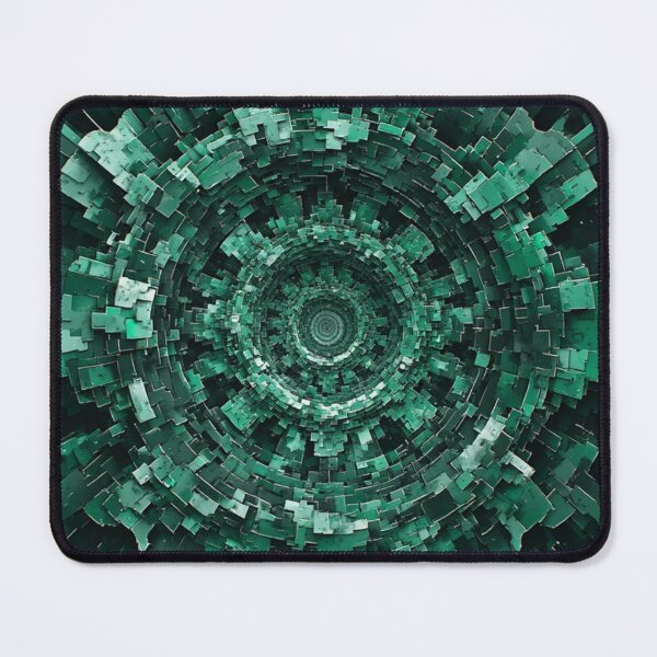 Item preview, Emerald Vortex: An Abstract Geometric Tunnel Vision designed and sold by Virtuals1.