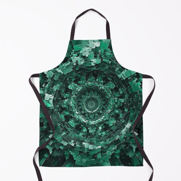 Item preview, Emerald Vortex: An Abstract Geometric Tunnel Vision designed and sold by Virtuals1.