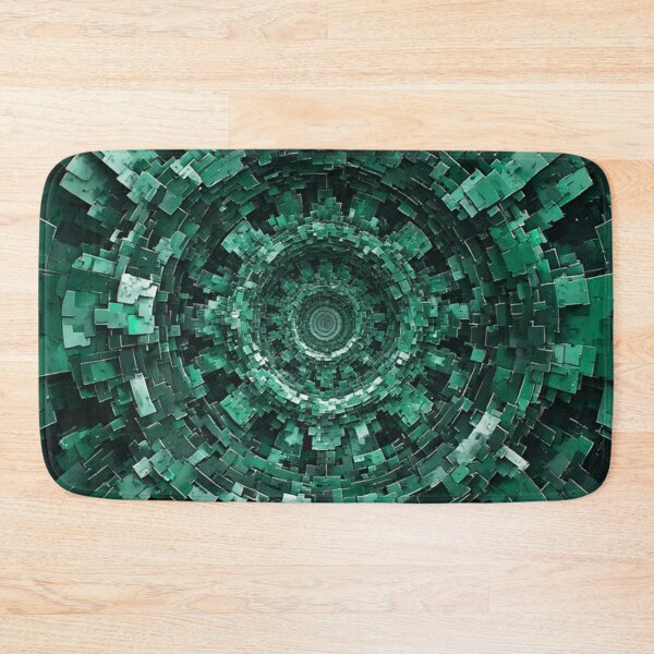Item preview, Emerald Vortex: An Abstract Geometric Tunnel Vision designed and sold by Virtuals1.
