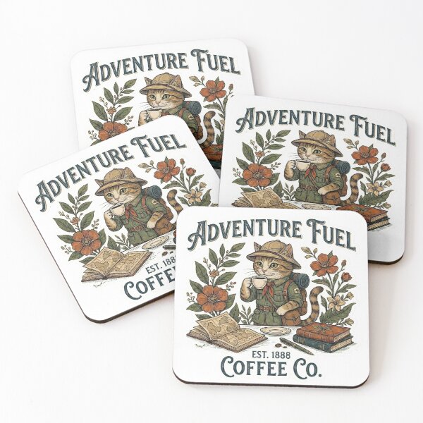 Item preview, Adventure Fuel Cat Coffee designed and sold by Simple Graphics.