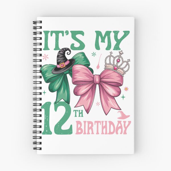Item preview, 12th Birthday Girl Witch Pink Green 12 Year Old Birthday Girl designed and sold by Night Forest.