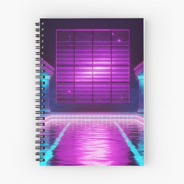 Item preview, Neon Vaporwave Pool Rooms - Aesthetic Liminal Space Art designed and sold by powersunlight.