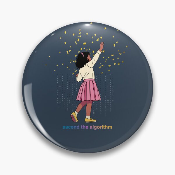 Item preview, Ascend the Algorithm - girl and birds designed and sold by sparked-designs.