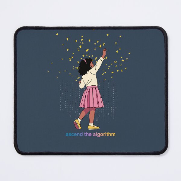 Item preview, Ascend the Algorithm - girl and birds designed and sold by sparked-designs.