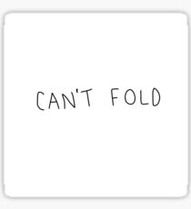 Ethan Dolan- Can’t Fold Tattoo Sticker