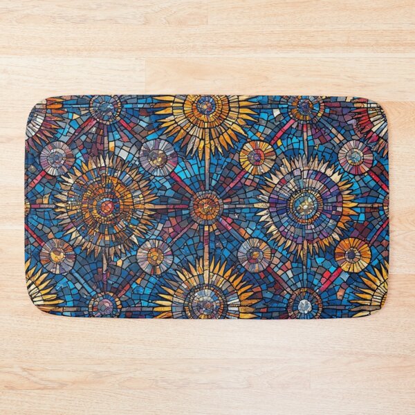 Item preview, Sunflower Mosaic: Radiant Blooms in Geometric Splendor designed and sold by Virtuals1.