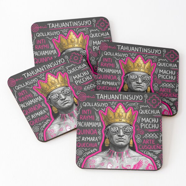 Item preview, Neon Graffiti Art of the Inca Emperor Cusco designed and sold by HANANTI.