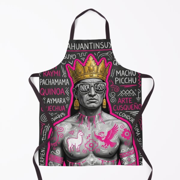 Item preview, Neon Graffiti Art of the Inca Emperor Cusco designed and sold by HANANTI.