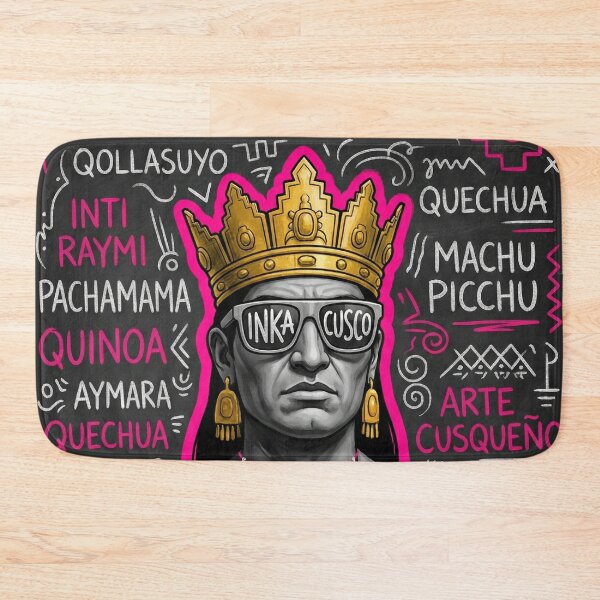 Item preview, Neon Graffiti Art of the Inca Emperor Cusco designed and sold by HANANTI.