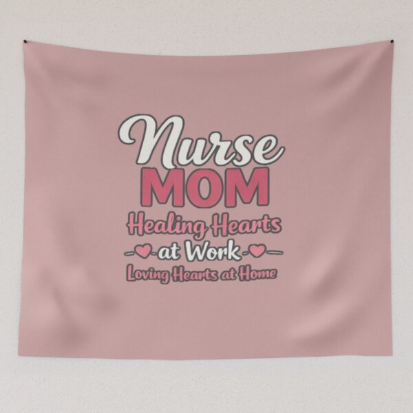 Item preview, Nurse Mom Healing Hearts at Work - Loving Hearts at Home designed and sold by Nature's Palette.