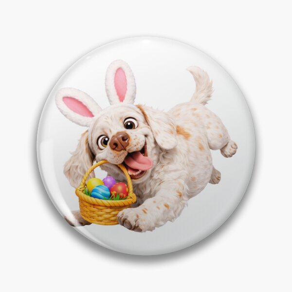 Item preview, Easter Clumber Spaniel designed and sold by Sillytoe.