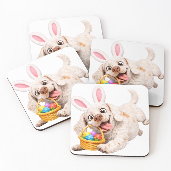 Item preview, Easter Clumber Spaniel designed and sold by Sillytoe.