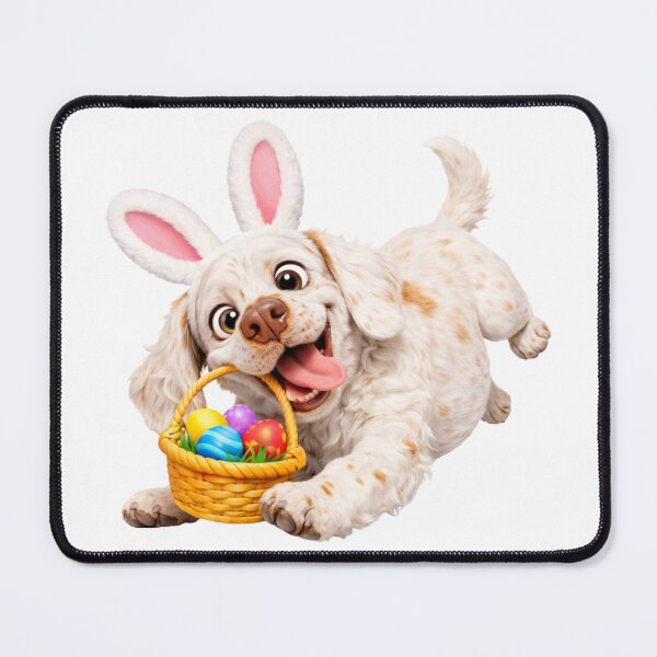 Item preview, Easter Clumber Spaniel designed and sold by Sillytoe.