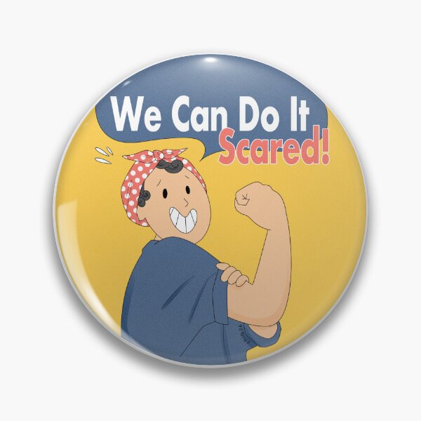 Item preview, We can do it scared! designed and sold by Chiara Filincieri.