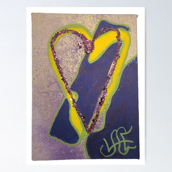 Item preview, Heart Art, Painting 100 designed and sold by larissa-myrie.
