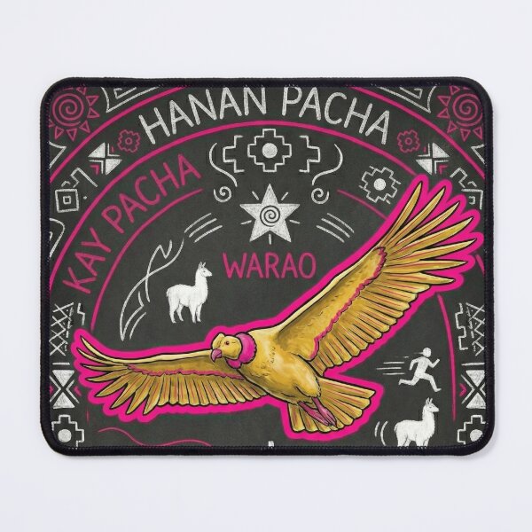 Item preview, Andean Condor and Inca Cosmology Neon Art designed and sold by HANANTI.