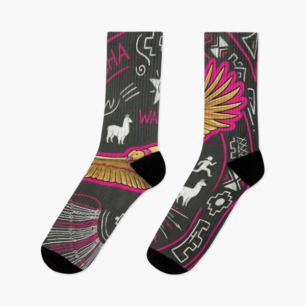 Item preview, Andean Condor and Inca Cosmology Neon Art designed and sold by HANANTI.