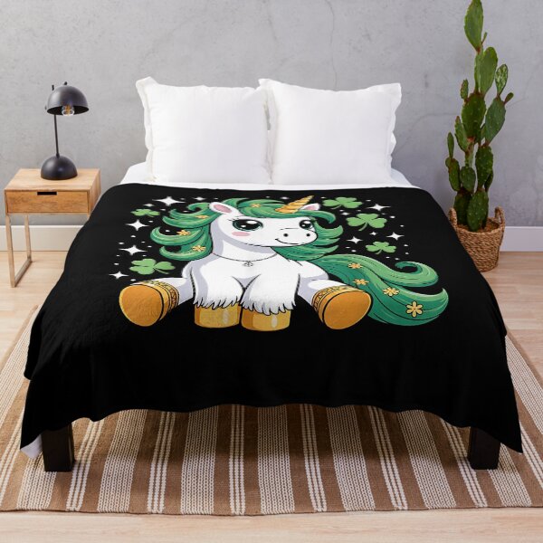 Item preview, St Patricks Day Unicorn Cute Saint Pattys Girls Kids Toddler designed and sold by MerchDeviant.