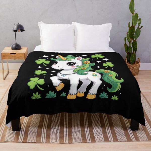 Item preview, St Patricks Day Unicorn Cute Saint Pattys Girls Kids Toddler designed and sold by MerchDeviant.
