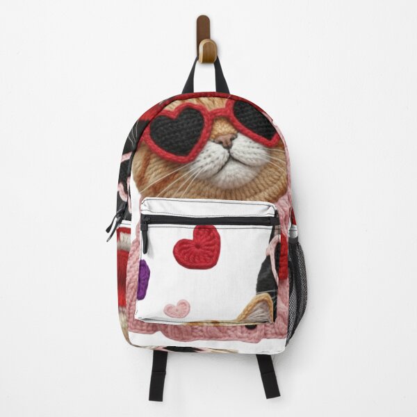 Item preview, Yarn Crochet Valentine Cat Design designed and sold by SarahRoseZenaun.