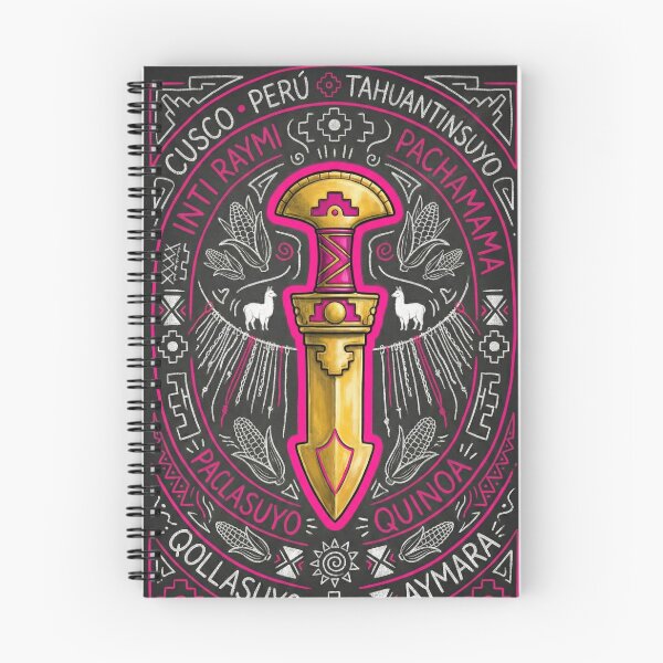 Item preview, Peruvian Tumi Ceremonial Dagger Neon Art designed and sold by HANANTI.