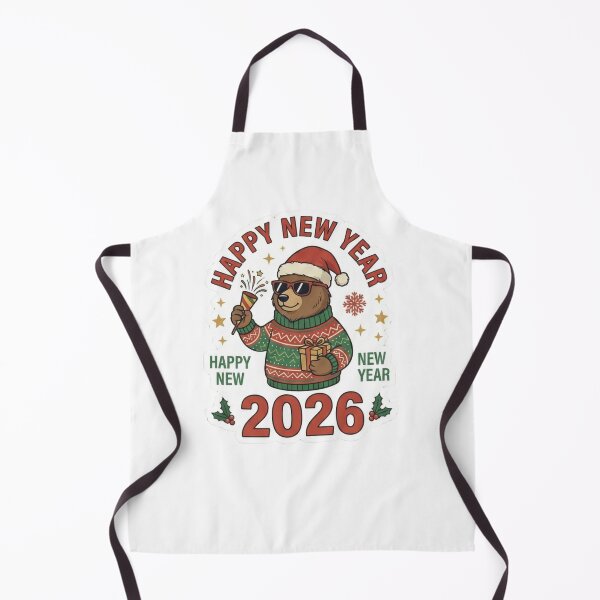 Item preview, Happy New Year 2026 Calligraphy Script designed and sold by ArtzyFlow.
